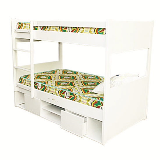 Storage Wooden Bunk Bed
